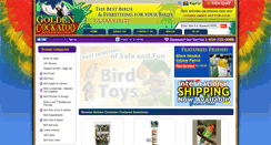Desktop Screenshot of goldencockatoo.com